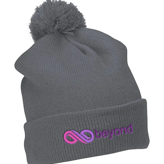 Pom Pom Cuffed Beanie
