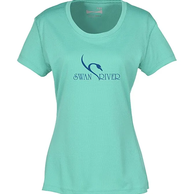 Popcorn Knit Performance Tee - Ladies' - Screen