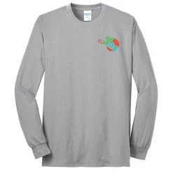 Port 50/50 Blend Long Sleeve T-Shirt - Embroidered