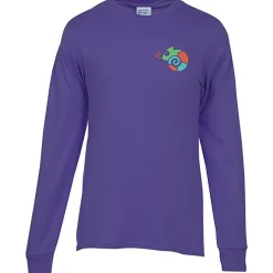 Port 50/50 Blend Long Sleeve T-Shirt - Embroidered