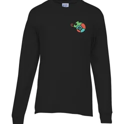 Port 50/50 Blend Long Sleeve T-Shirt - Embroidered