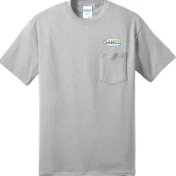 Port 50/50 Blend Pocket T-Shirt - Embroidered