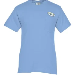 Port 50/50 Blend Pocket T-Shirt - Embroidered