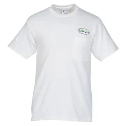 Port 50/50 Blend Pocket T-Shirt - Embroidered