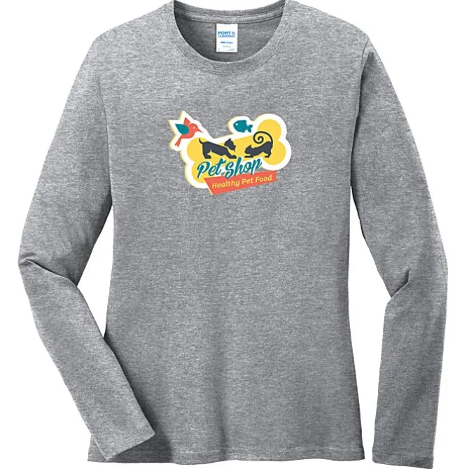 Port Classic 5.4-oz Long Sleeve T-Shirt - Ladies' - Colors - Full Color