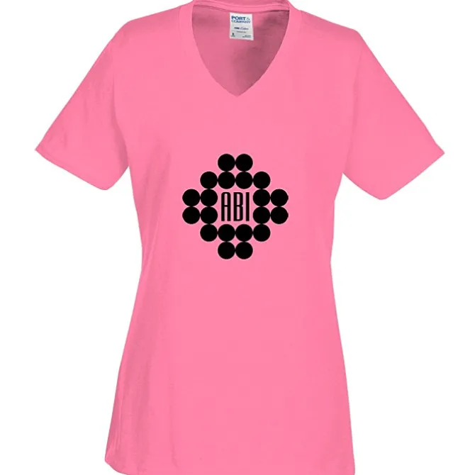 Port Classic 5.4-oz V-Neck T-Shirt - Ladies' - Screen