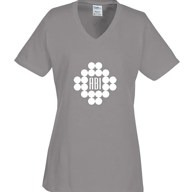 Port Classic 5.4-oz V-Neck T-Shirt - Ladies' - Screen
