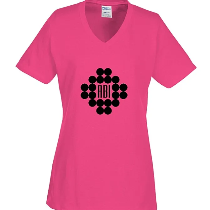 Port Classic 5.4-oz V-Neck T-Shirt - Ladies' - Screen