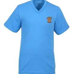 Port Classic 5.4-oz V-Neck T-Shirt - Men’s - Colors - Embroidered
