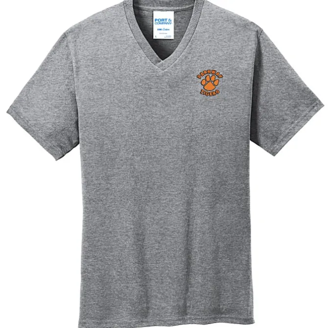 Port Classic 5.4-oz V-Neck T-Shirt - Men’s - Colors - Embroidered