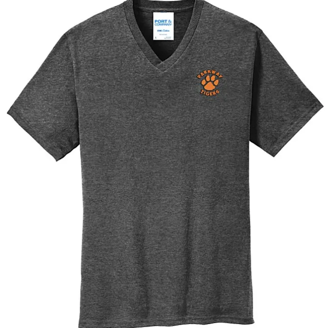 Port Classic 5.4-oz V-Neck T-Shirt - Men’s - Colors - Embroidered