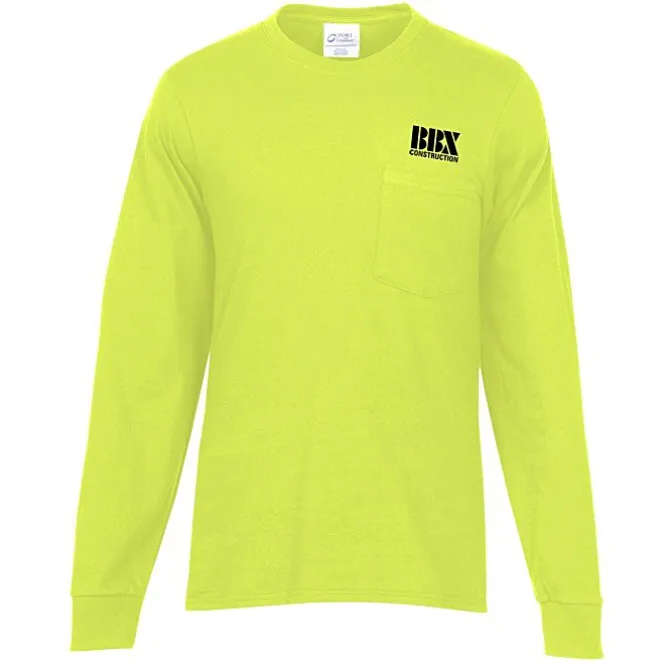 Port & Company Essential Long Sleeve Pocket T-Shirt