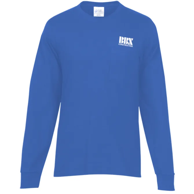 Port & Company Essential Long Sleeve Pocket T-Shirt
