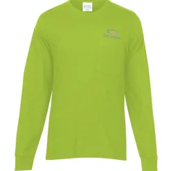 Port & Company Essential Long Sleeve Pocket T-Shirt - Embroidered