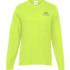 Port & Company Essential Long Sleeve Pocket T-Shirt - Embroidered