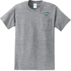 Port & Company Essential Pocket T-Shirt - Embroidered