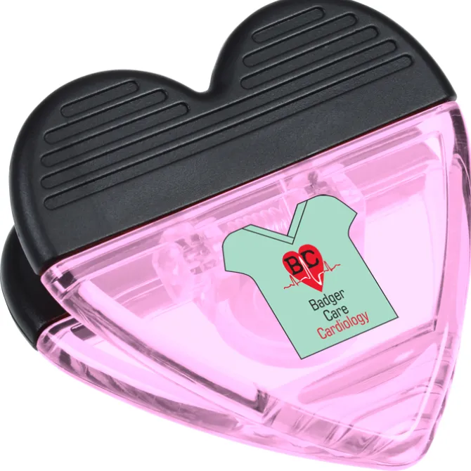 Power Clip - Heart - Translucent - Full Color