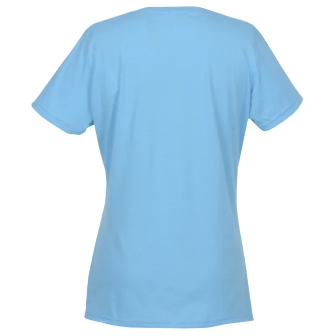 Principle Performance Blend Ladies' V-Neck T-Shirt - Embroidered