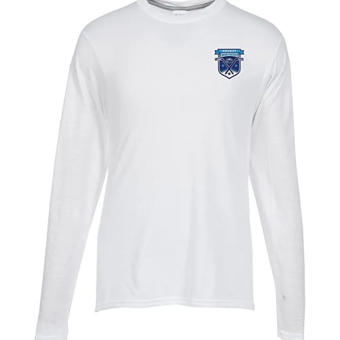 Principle Performance Blend Long Sleeve T-Shirt - Embroidered