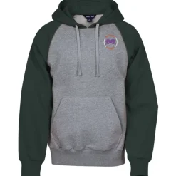 Raglan Colorblock Sport Hoodie - Embroidered
