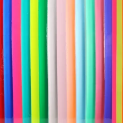 Rectangle POLYspectrum Bag Tag - 3 inches x 5 inches - Translucent
