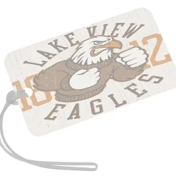 Rectangle POLYspectrum Bag Tag - 3 inches x 5 inches - Translucent