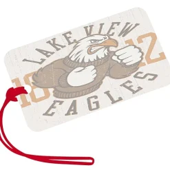 Rectangle POLYspectrum Bag Tag - 3 inches x 5 inches - Translucent