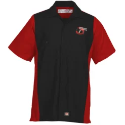 Red Kap Mechanic Crew Short Sleeve Colorblock Shirt