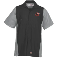 Red Kap Mechanic Crew Short Sleeve Colorblock Shirt