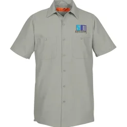 Red Kap Technician Short Sleeve Work Shirt - 24 hr
