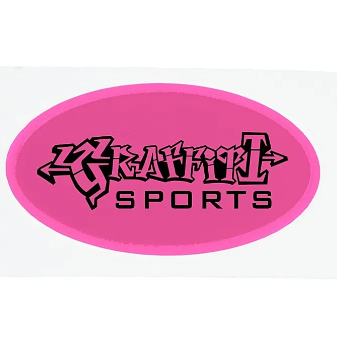 Reflective Sticker - Oval - 1 1/4 inches x 2 1/4 inches