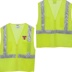 Reflective Zippered Pocket Vest