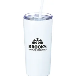 Refresh Baylos Vacuum Tumbler with Straw - 20 oz