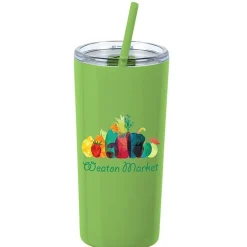 Refresh Baylos Vacuum Tumbler with Straw - 20 oz - Full Color