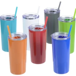 Refresh Baylos Vacuum Tumbler with Straw - 20 oz - Laser Engraved
