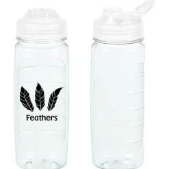 Refresh Clutch Water Bottle with Flip Lid - 20 oz - Clear - 24 hr