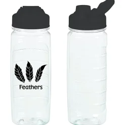 Refresh Clutch Water Bottle with Flip Lid - 20 oz - Clear - 24 hr