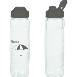 Refresh Clutch Water Bottle with Flip Lid - 28 oz - Clear - 24 hr