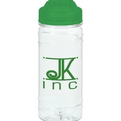 Refresh Cyclone Water Bottle with Flip Lid - 16 oz - Clear