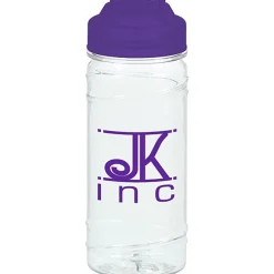 Refresh Cyclone Water Bottle with Flip Lid - 16 oz - Clear