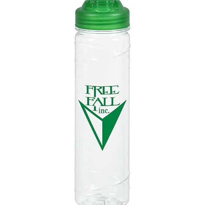 Refresh Cyclone Water Bottle with Flip Lid - 24 oz - Clear