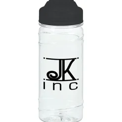 Refresh Cyclone Water Bottle with Flip Lid - 16 oz - Clear - 24 hr