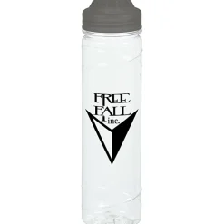 Refresh Cyclone Water Bottle with Flip Lid - 24 oz - Clear - 24 hr