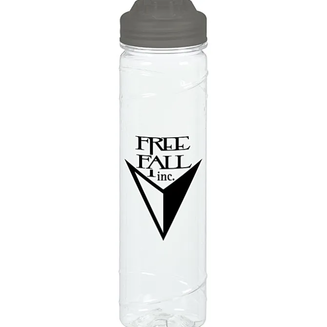 Refresh Cyclone Water Bottle with Flip Lid - 24 oz - Clear - 24 hr