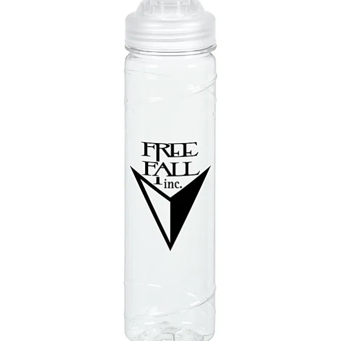 Refresh Cyclone Water Bottle with Flip Lid - 24 oz - Clear - 24 hr