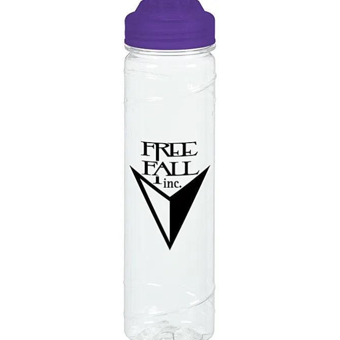 Refresh Cyclone Water Bottle with Flip Lid - 24 oz - Clear - 24 hr
