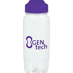 Refresh Surge Water Bottle with Flip Lid - 24 oz - Clear