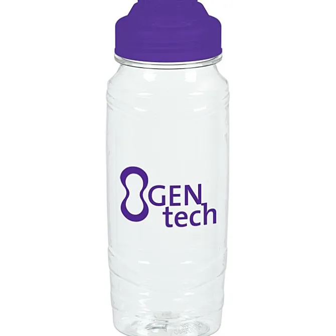 Refresh Surge Water Bottle with Flip Lid - 24 oz - Clear