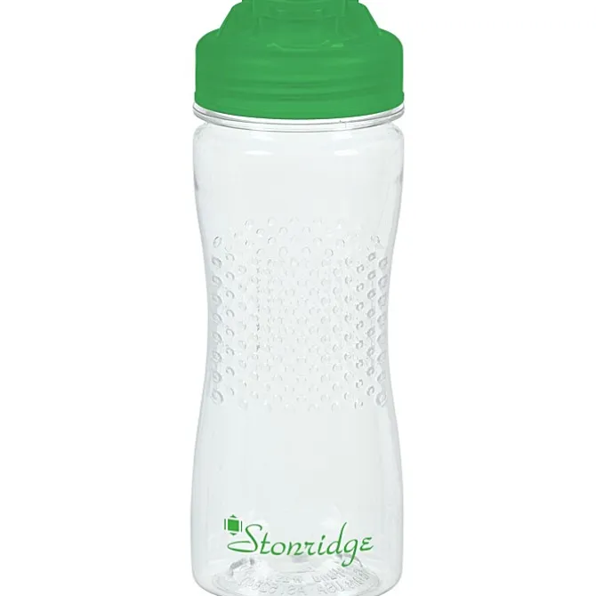 Refresh Zenith Water Bottle with Flip Lid - 16 oz - Clear