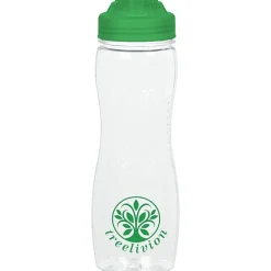 Refresh Zenith Water Bottle with Flip Lid - 24 oz - Clear